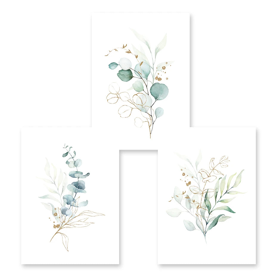 Canvas Print Wall Art - Watercolor - Florals, Botanicals, Dried Flowers