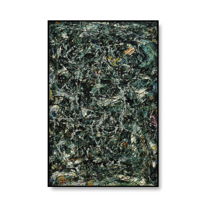 Jackson Pollock Art - Canvas Painting Prints - Modern Abstract