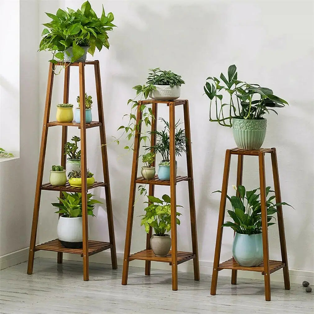 Bamboo Plant Stand - Small, Medium, Large