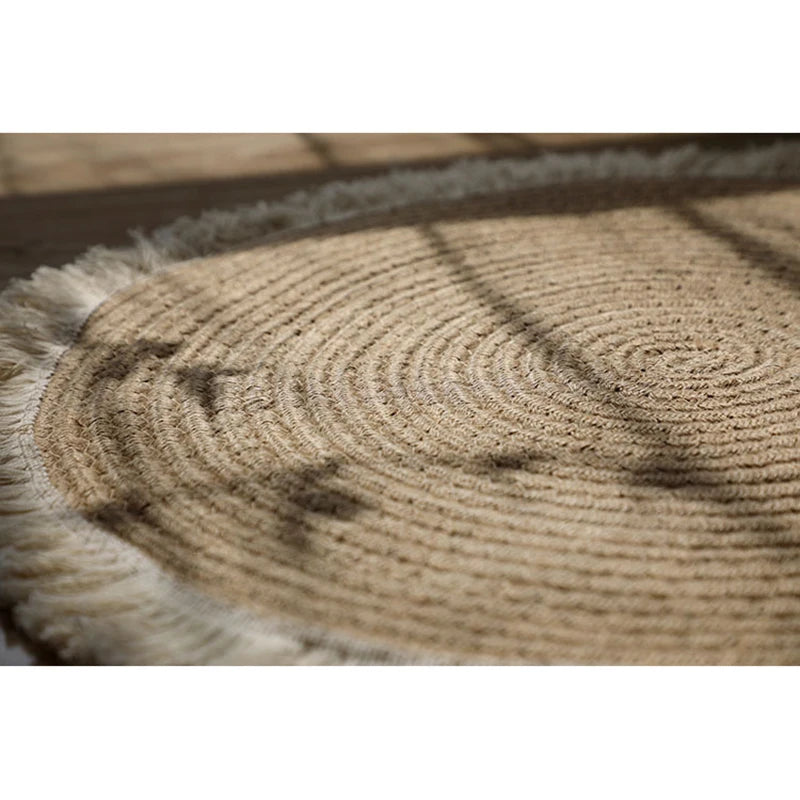 Small Jute Rug Round 18" Diameter