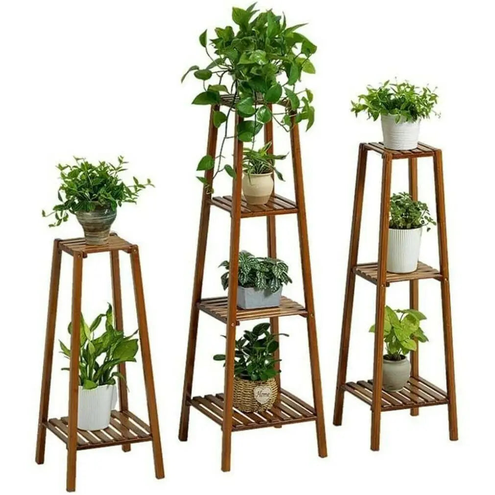 Bamboo Plant Stand - Small, Medium, Large