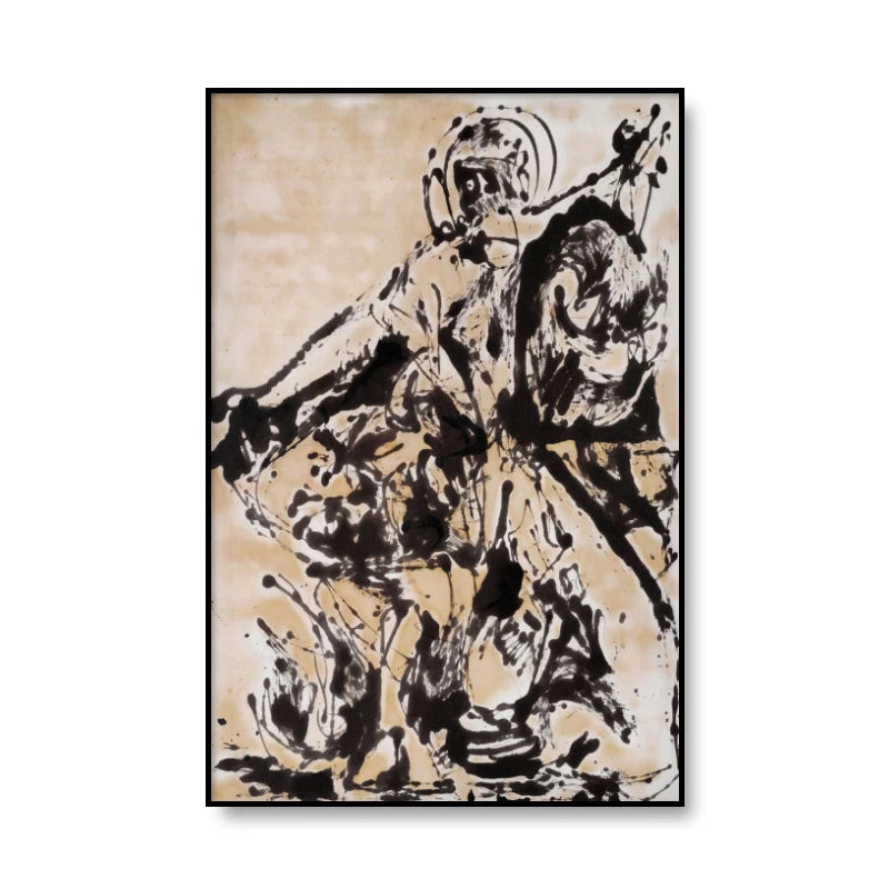 Jackson Pollock Art - Canvas Painting Prints - Modern Abstract