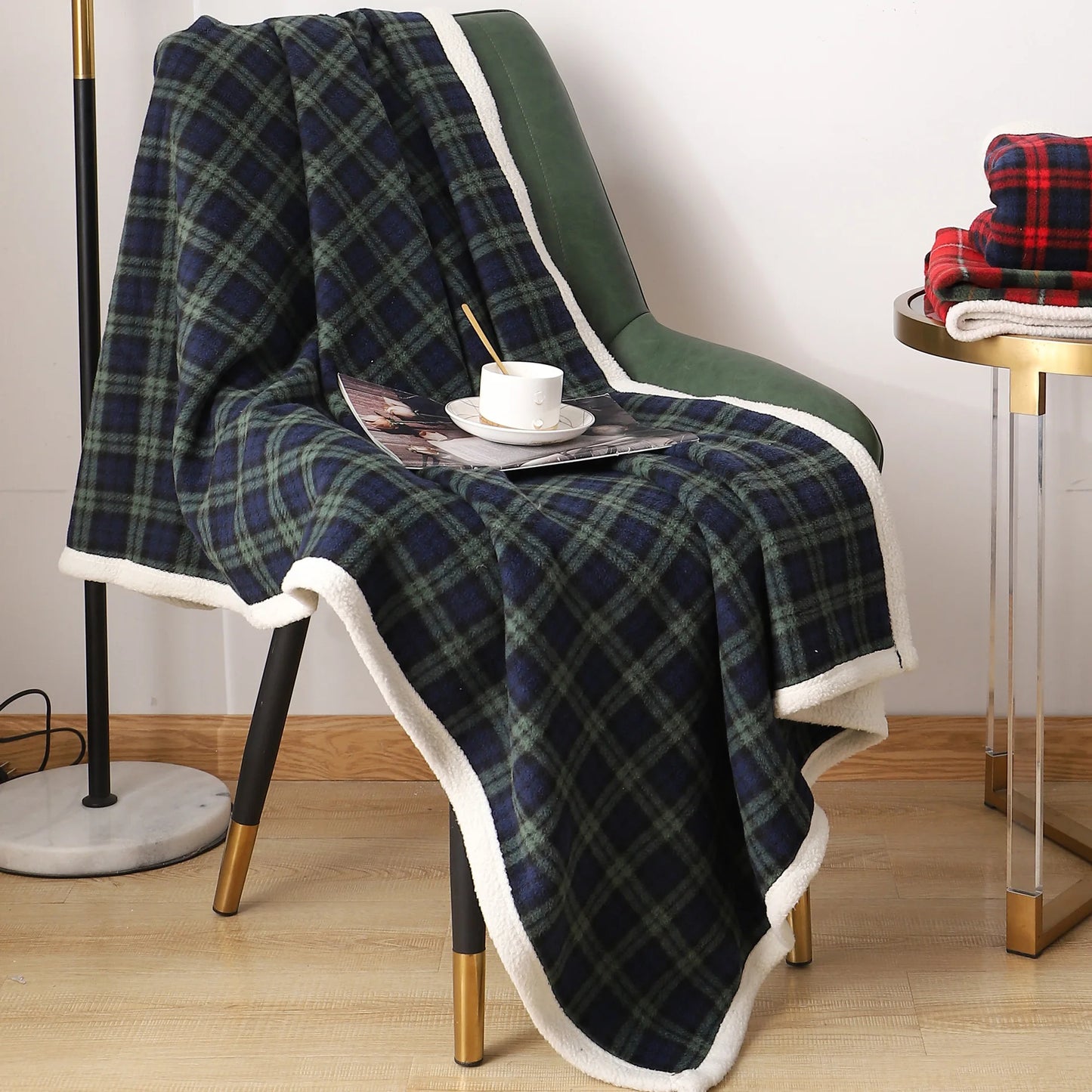 Christmas Plaid Throw - Bedsure Blanket - Christmas Gift