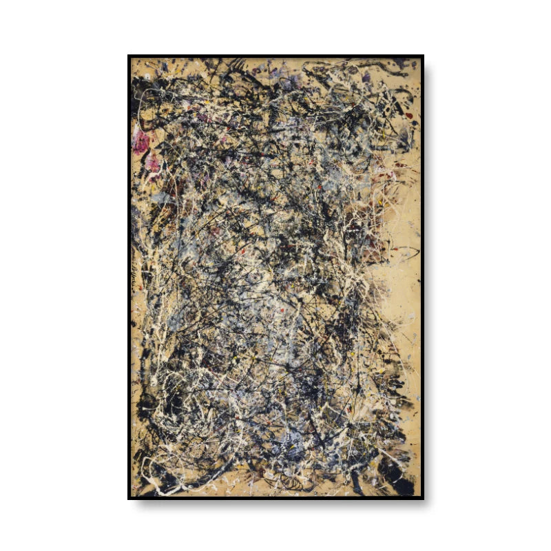 Jackson Pollock Art - Canvas Painting Prints - Modern Abstract