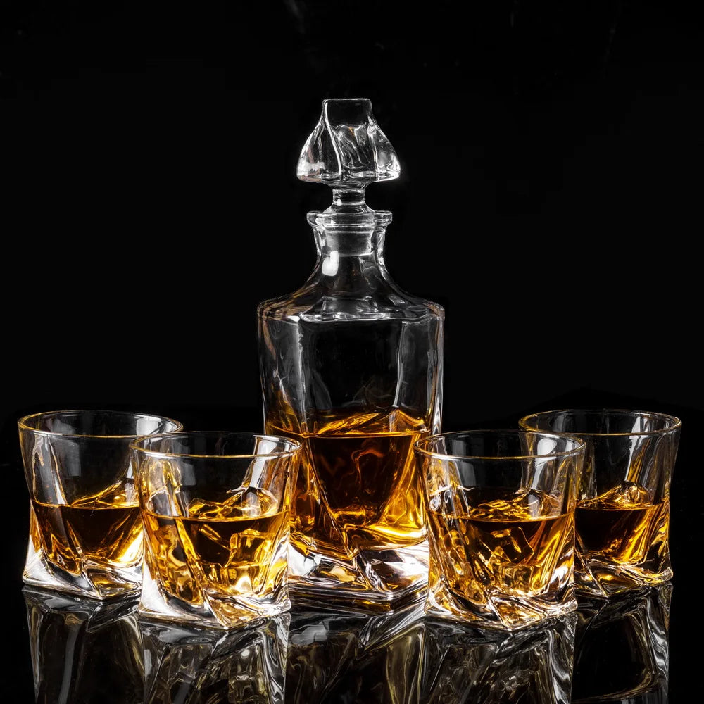 Decanter Set *5Pcs - Kanars - Twisted Style