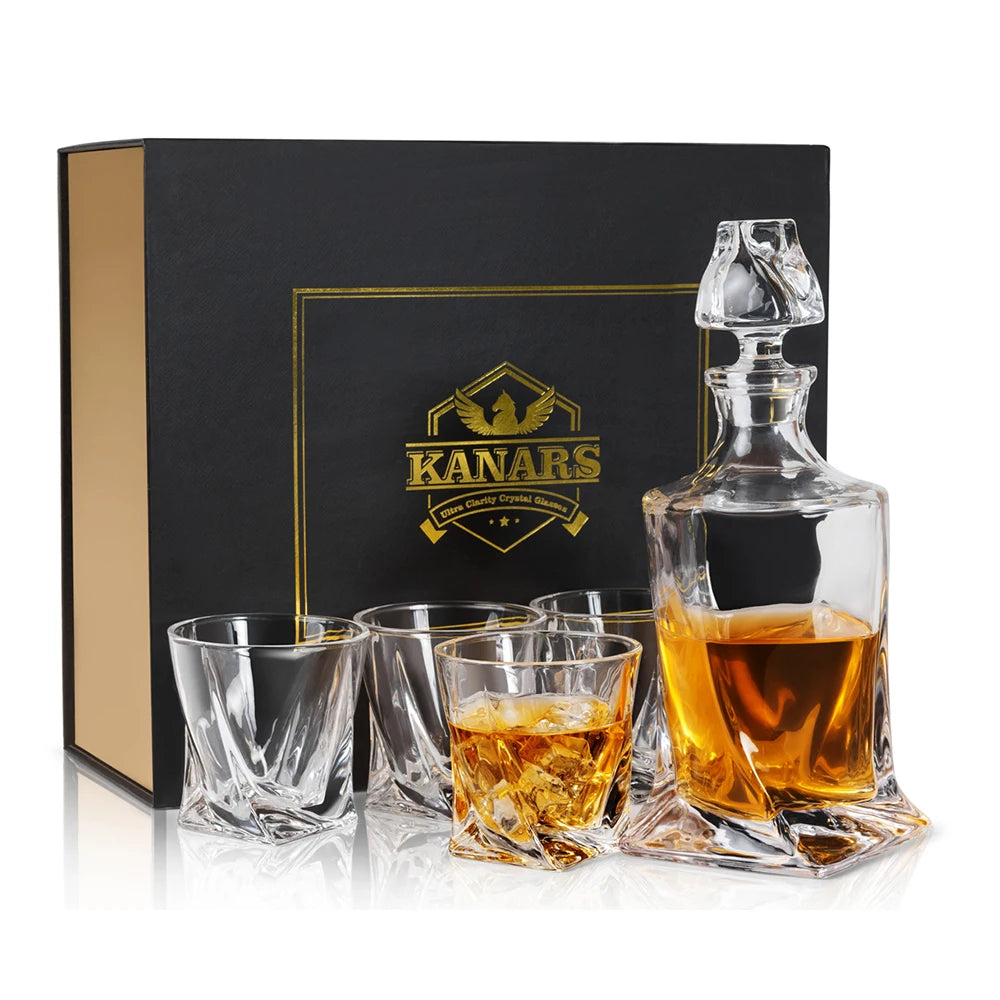 Decanter Set *5Pcs - Kanars - Twisted Style