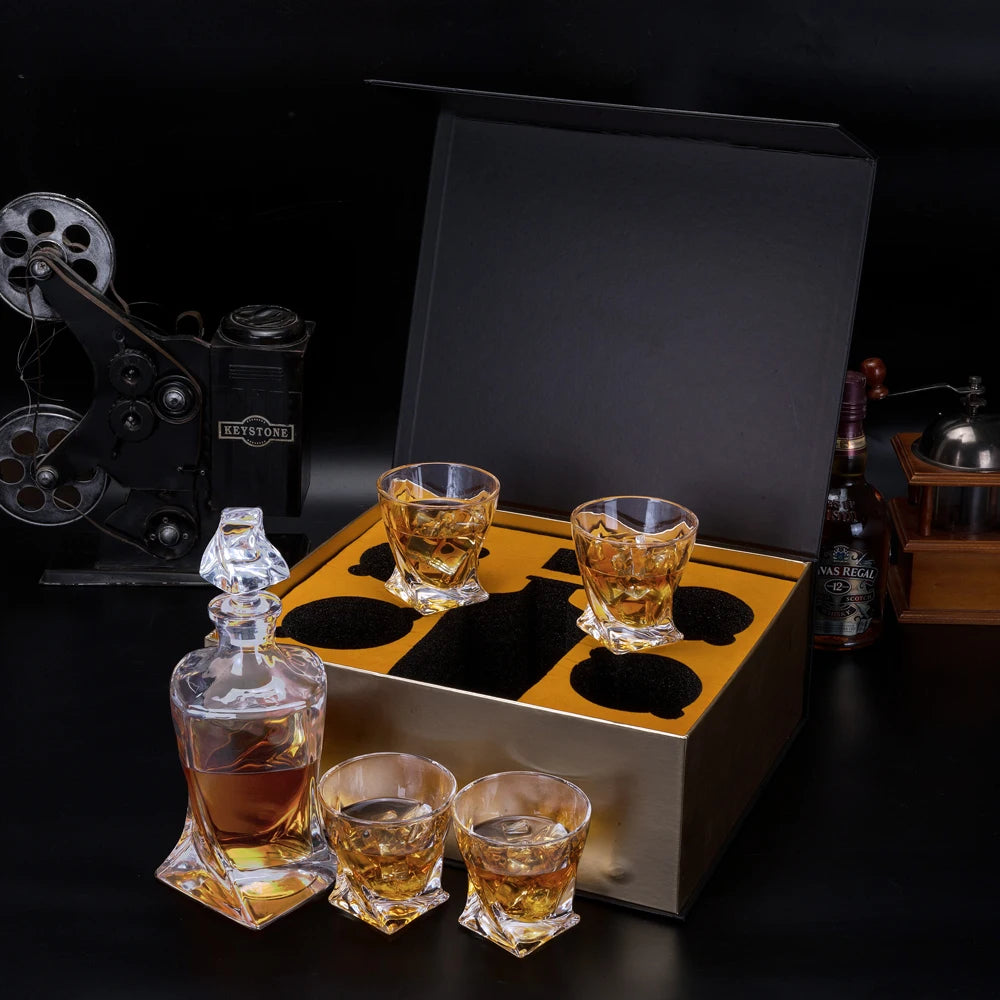 Decanter Set *5Pcs - Kanars - Twisted Style