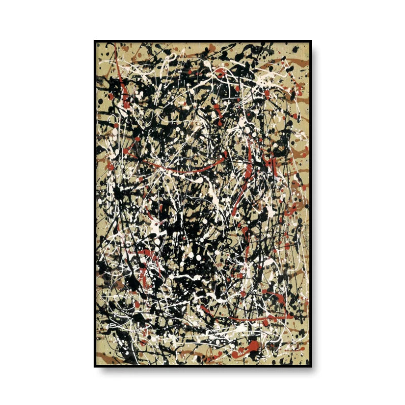 Jackson Pollock Art - Canvas Painting Prints - Modern Abstract