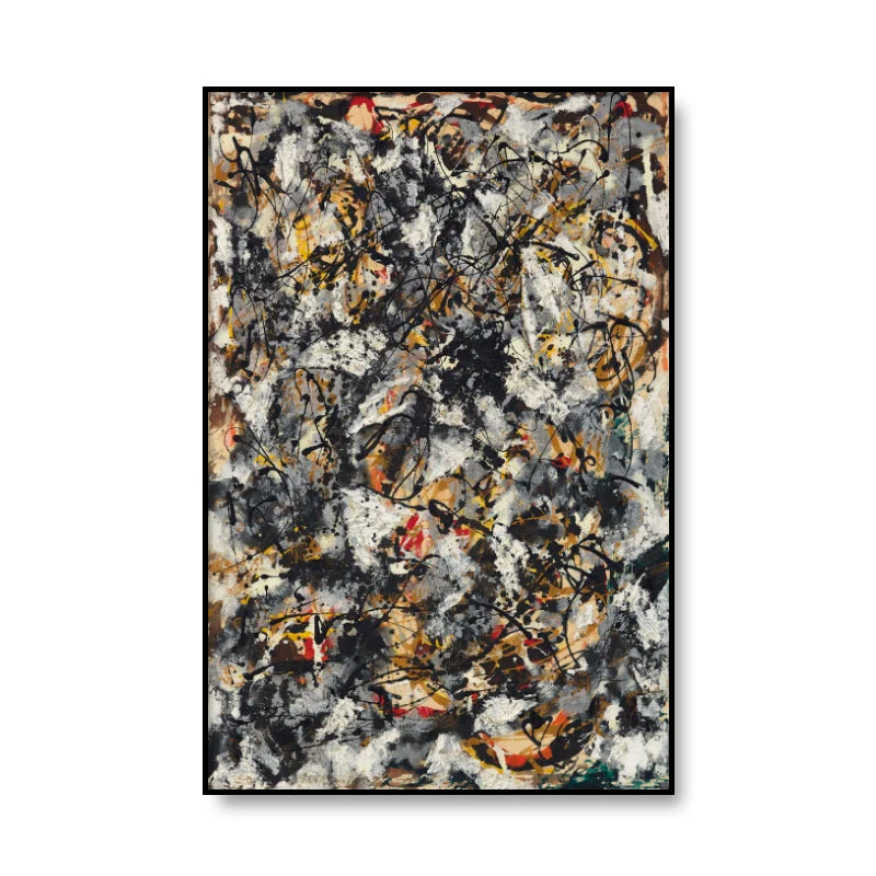 Jackson Pollock Art - Canvas Painting Prints - Modern Abstract