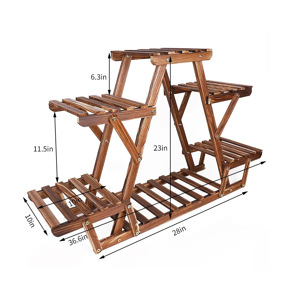 Wooden Plant Stand *Indoor/Outdoor