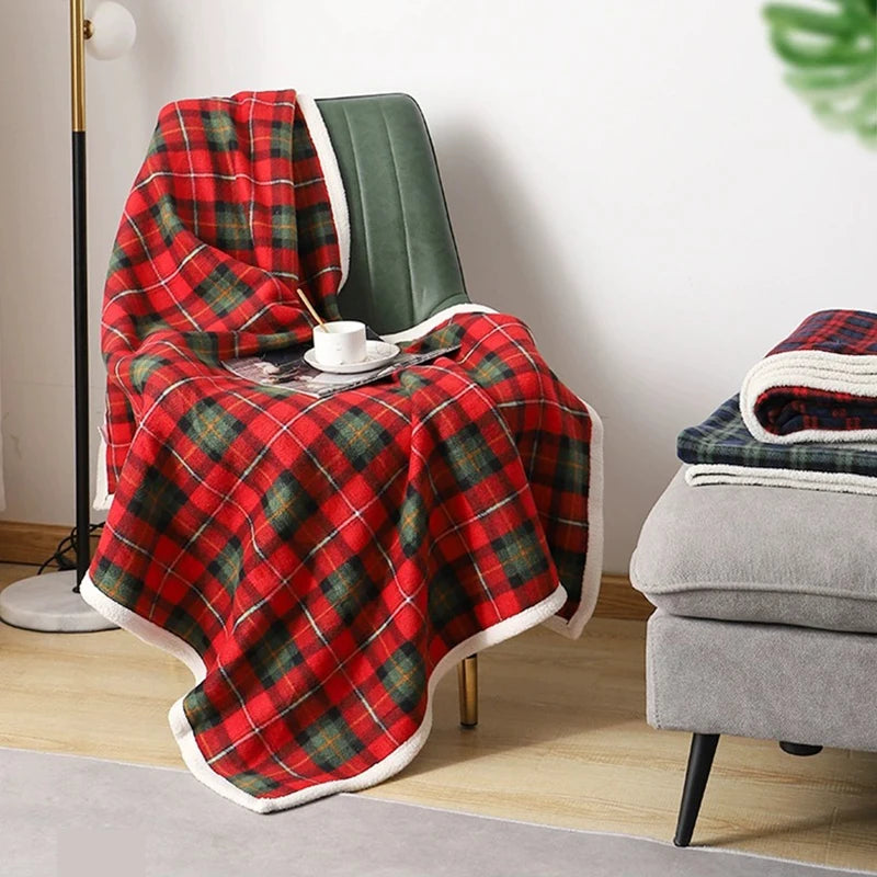 Christmas Plaid Throw - Bedsure Blanket - Christmas Gift