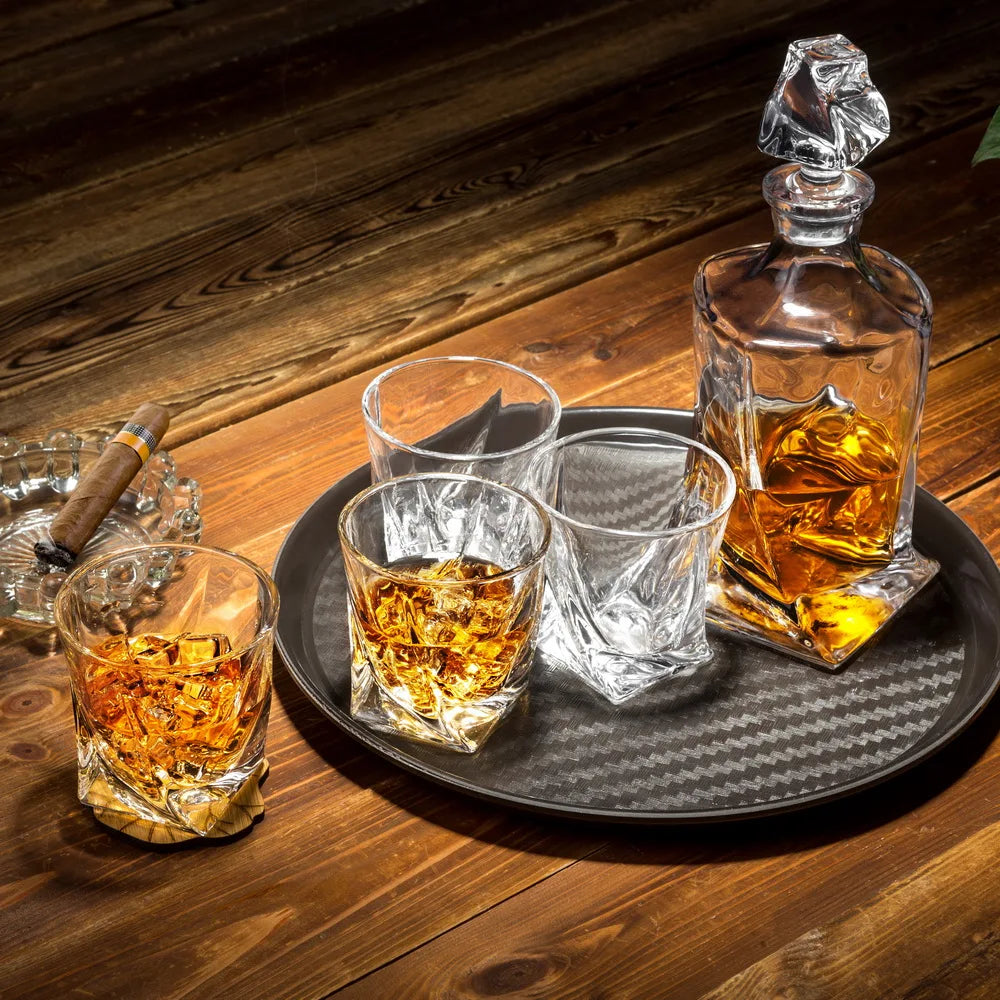 Decanter Set *5Pcs - Kanars - Twisted Style