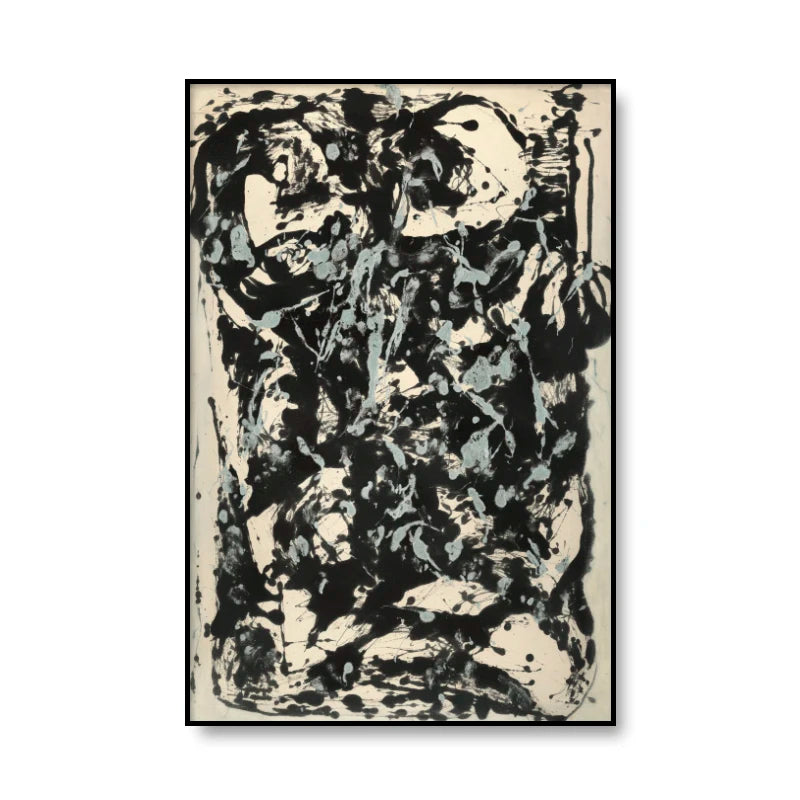 Jackson Pollock Art - Canvas Painting Prints - Modern Abstract