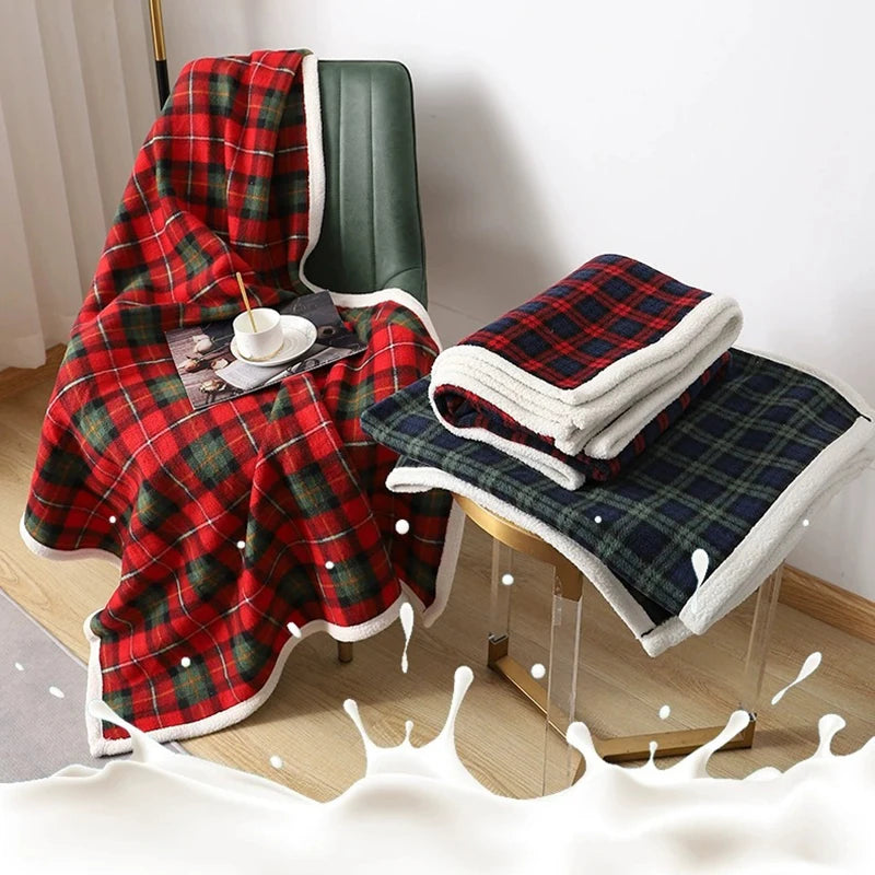 Christmas Plaid Throw - Bedsure Blanket - Christmas Gift