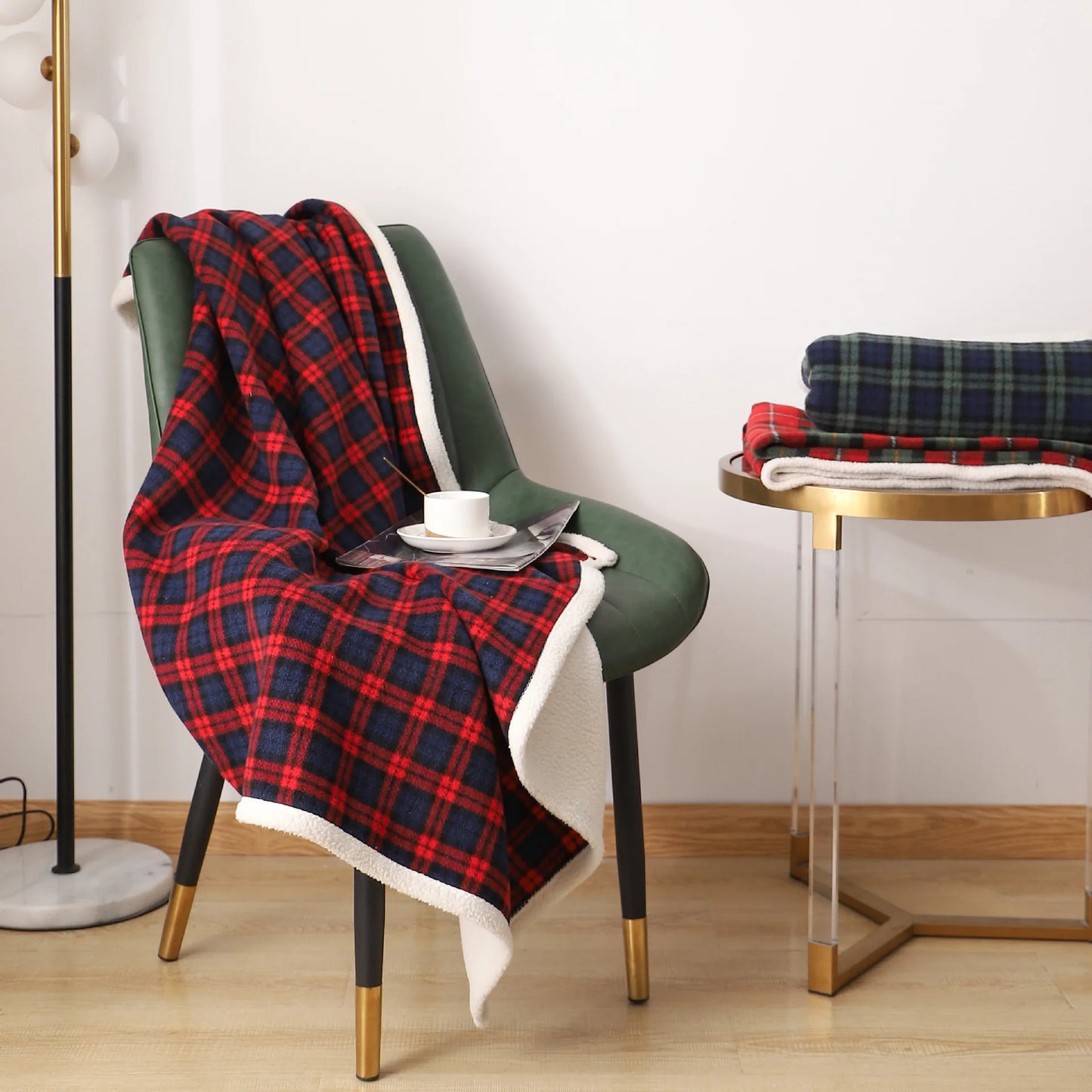 Christmas Plaid Throw - Bedsure Blanket - Christmas Gift