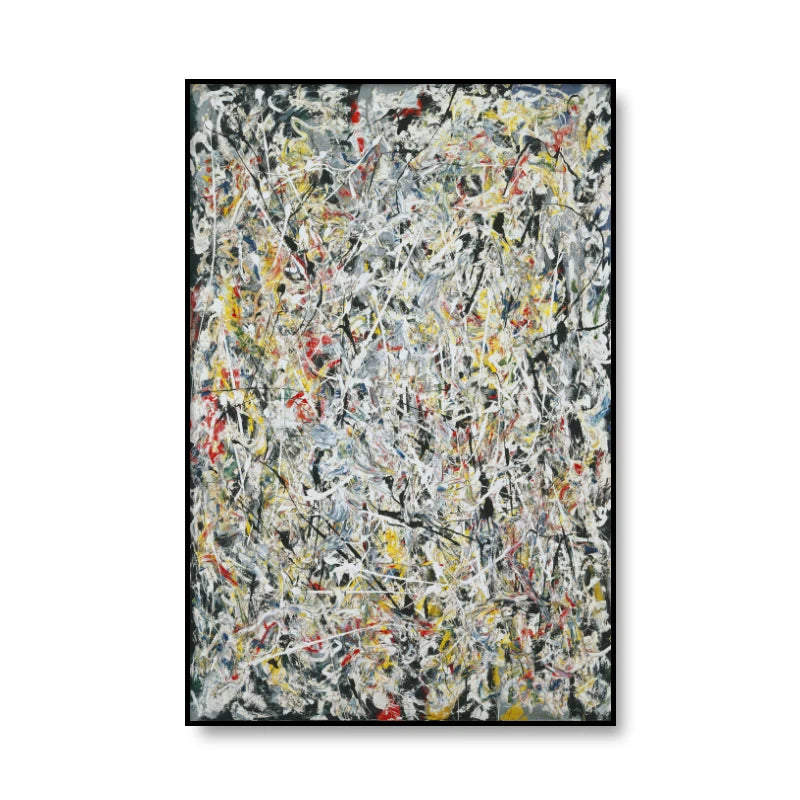 Jackson Pollock Art - Canvas Painting Prints - Modern Abstract