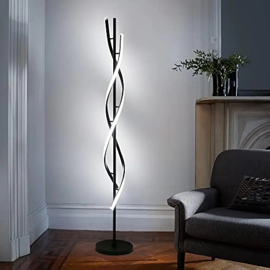 Lamp - Spiral Floor - Dimmable, Remote