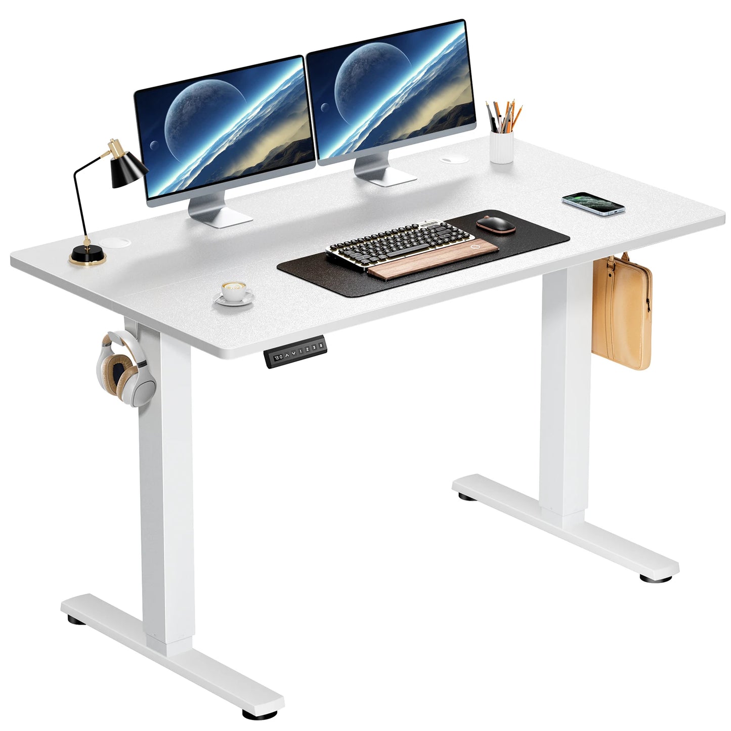 Electric Computer Desk- Adjustable Height - Ergonomic Work Station