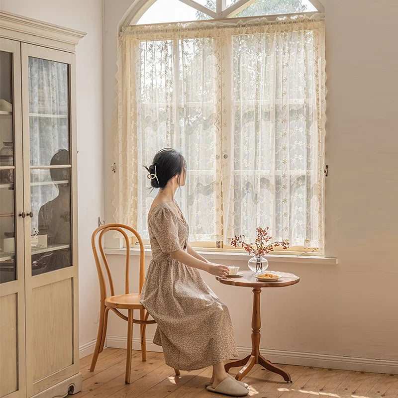 Floral Lace Curtain