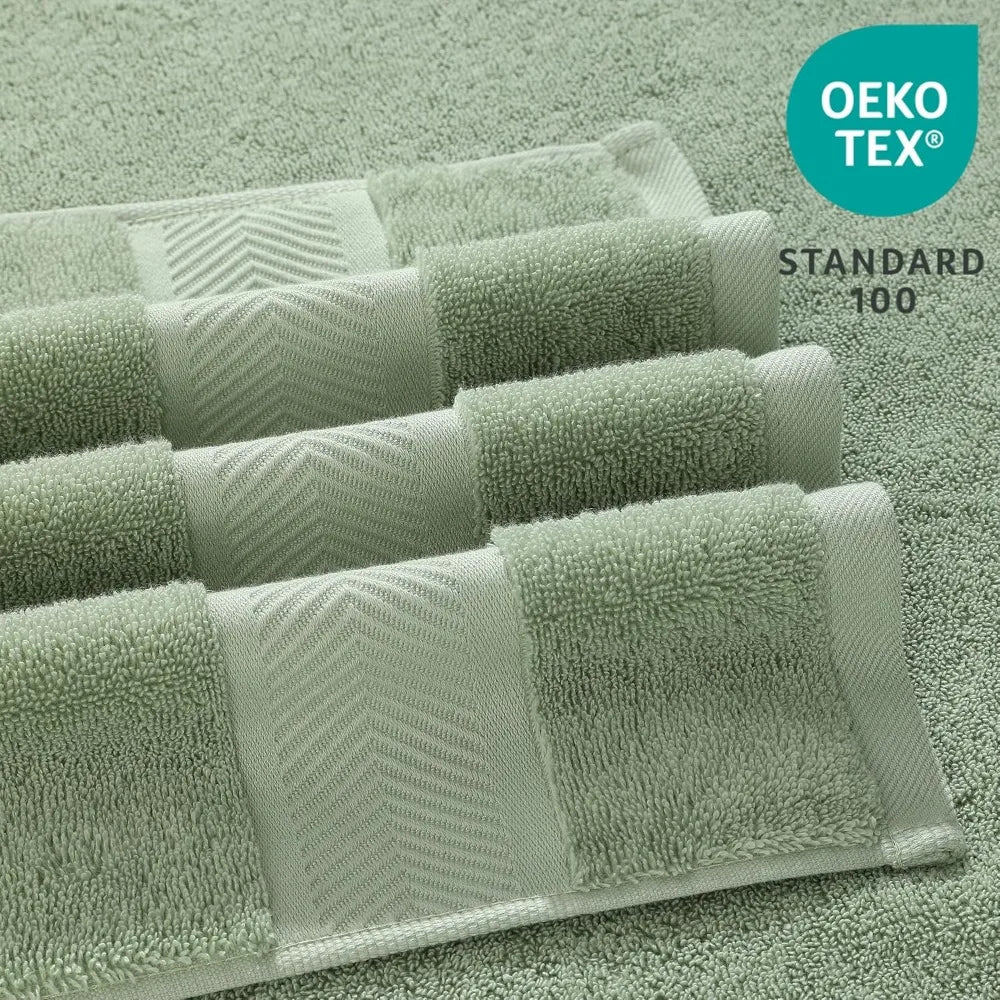 Simple & Opulence ~ 100% Cotton Towel Set *6Pcs