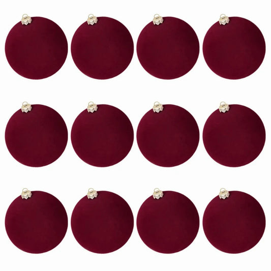 Christmas Ornament Set *12Pcs - 2.4" - With Gift Box