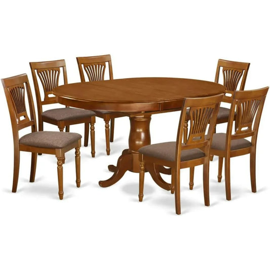 Dining Room Table with *Leaf and Chairs