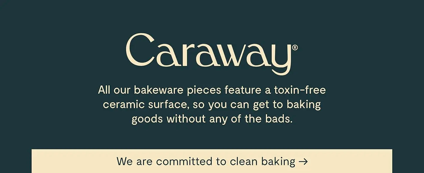 Caraway Ceramic Bakeware Set *11Pcs - Nonstick - Includes Storage Organizer