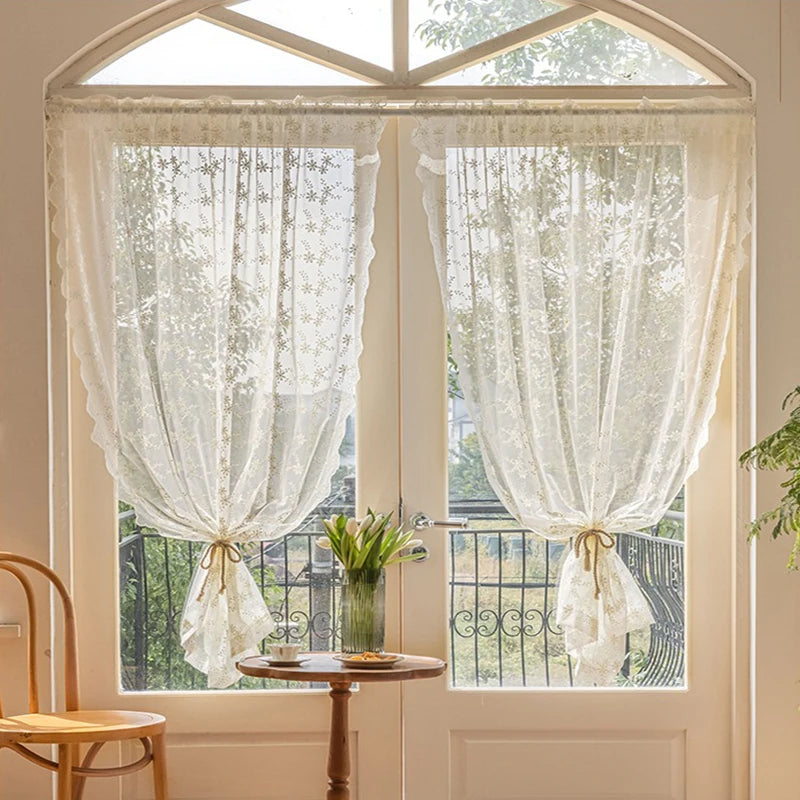 Floral Lace Curtain