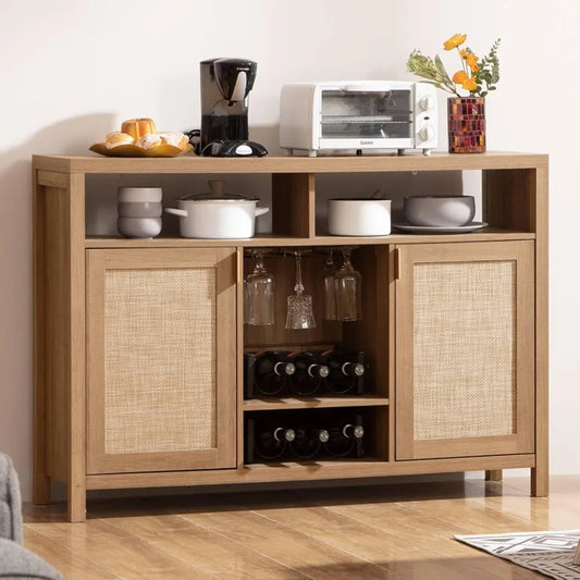 Rattan Sideboard Coffee Cabinet