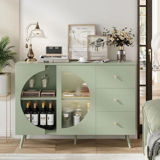 Coffee & Wine Bar Cabinet Sideboard