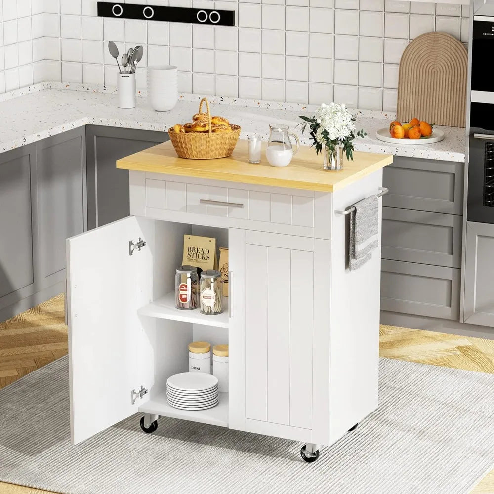 Kitchen Mobile Island Cart - Kitchen Utility Cart