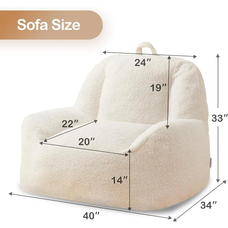 Bean Bag Chair Sherpa