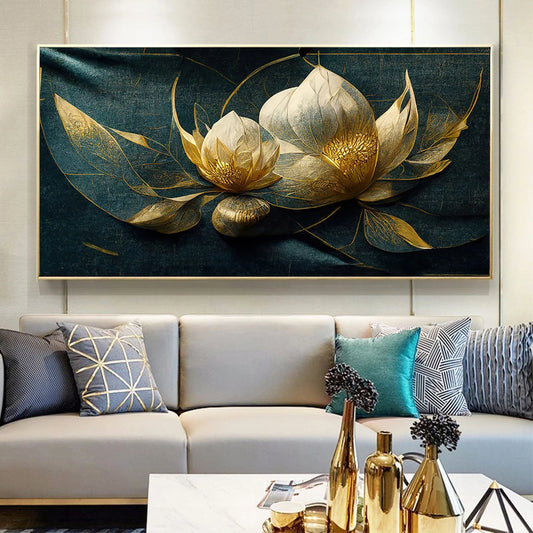 Canvas Wall Art Lotus Flower Prints