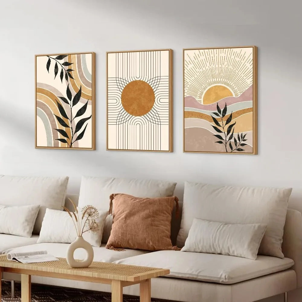 Wall Art Set * Color Block * Framed