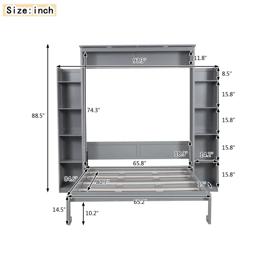 Murphy Bed Queen Size