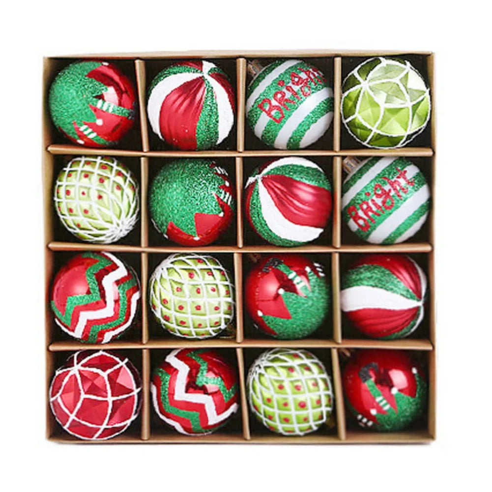 Christmas Tree Ornament Set *16Pcs - Traditional