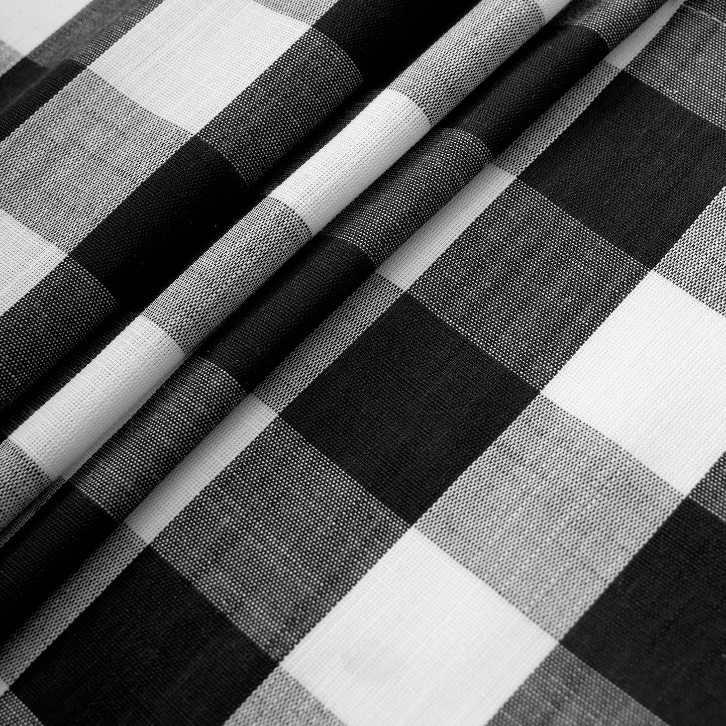 Checkered Kitchen Curtain(s)