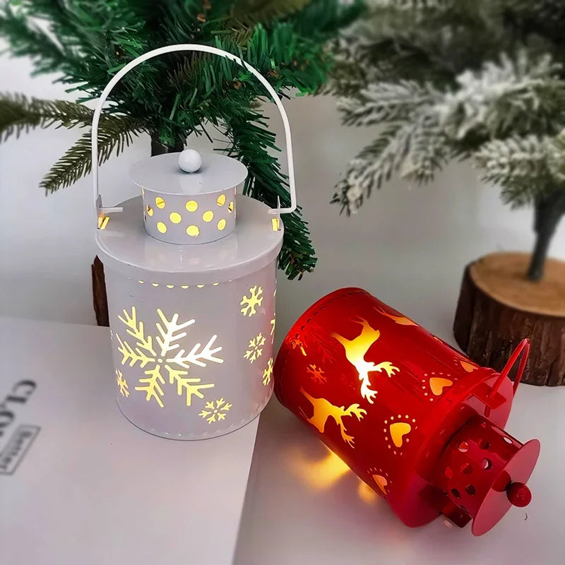 Christmas Tea Light Small Decorative Lanterns - Ornaments - Nightlight