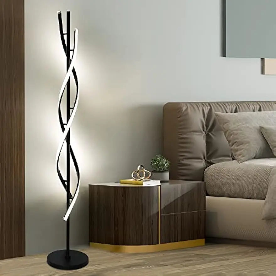 Lamp - Spiral Floor - Dimmable, Remote