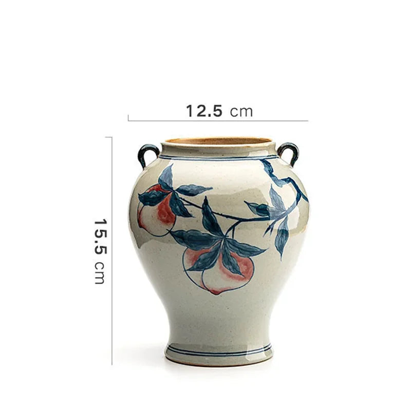 Chinese Blue and White Porcelain Ceramic Vases