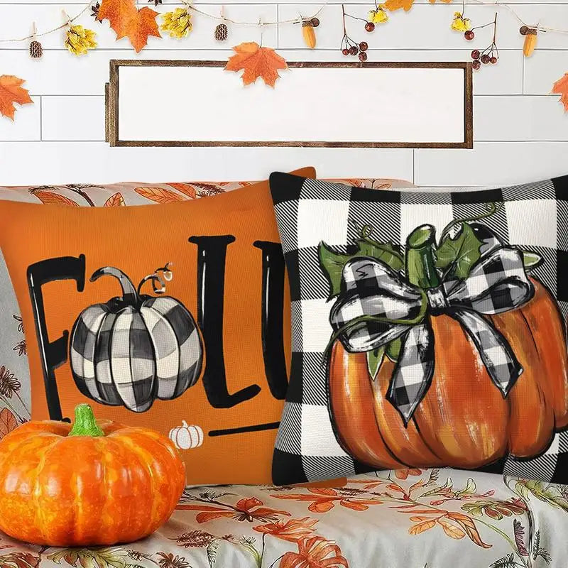 Autumn Cushion Cover Set - 4pcs