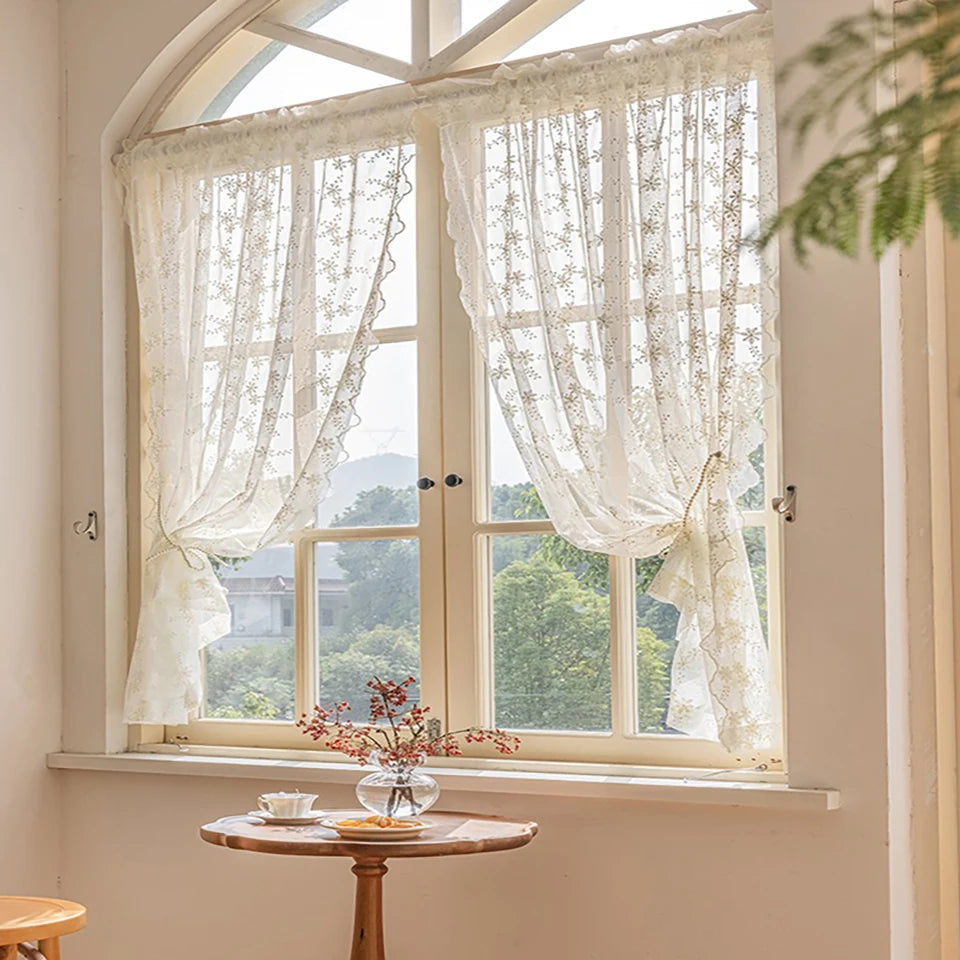 Floral Lace Curtain