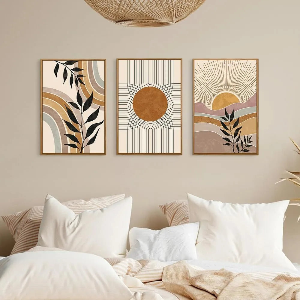 Wall Art Set * Color Block * Framed