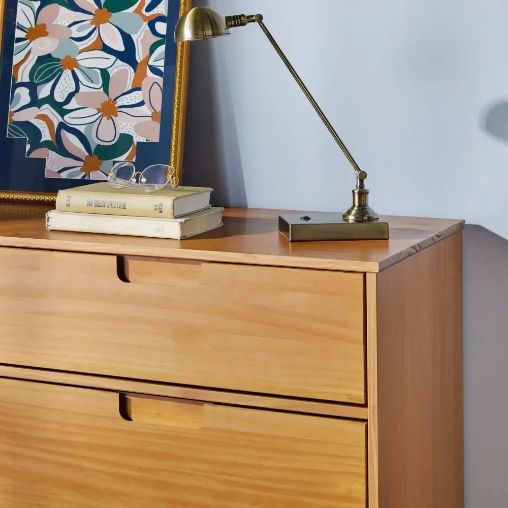 Dresser - Six Drawers - Solid Pine Wood - Home Furniture