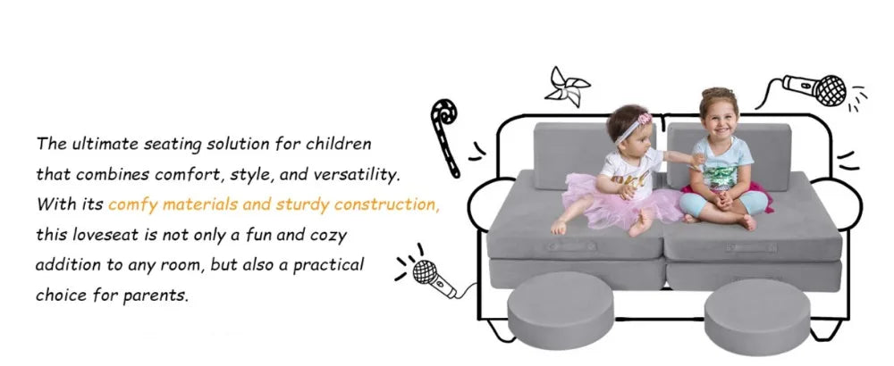 Children's Modular Sofa