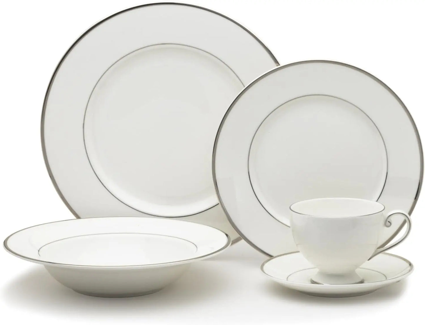 Dinnerware Set *40Pcs - White Porcelain - Diningroom Collection