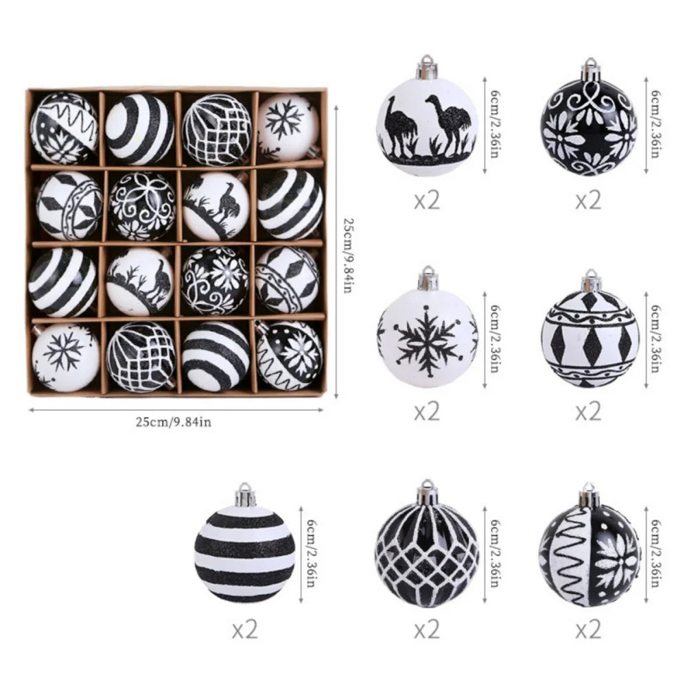 Christmas Tree Ornament Set *16Pcs - Traditional