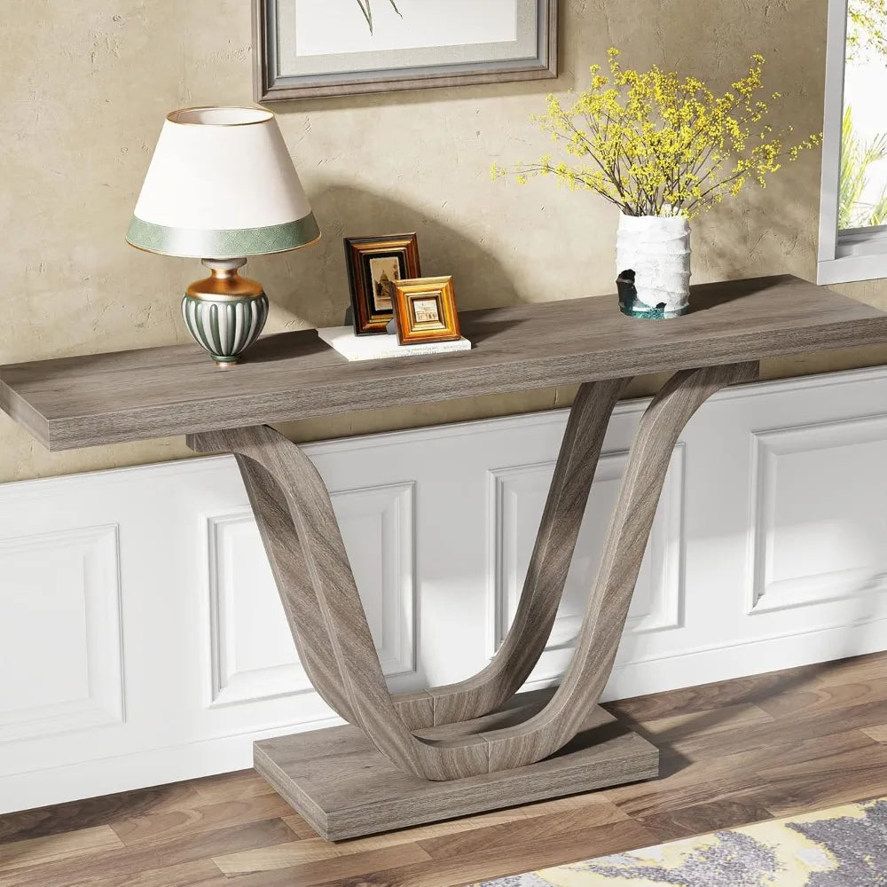 Wooden Console Table || 55" || Sofa Table || Farmhouse Decor