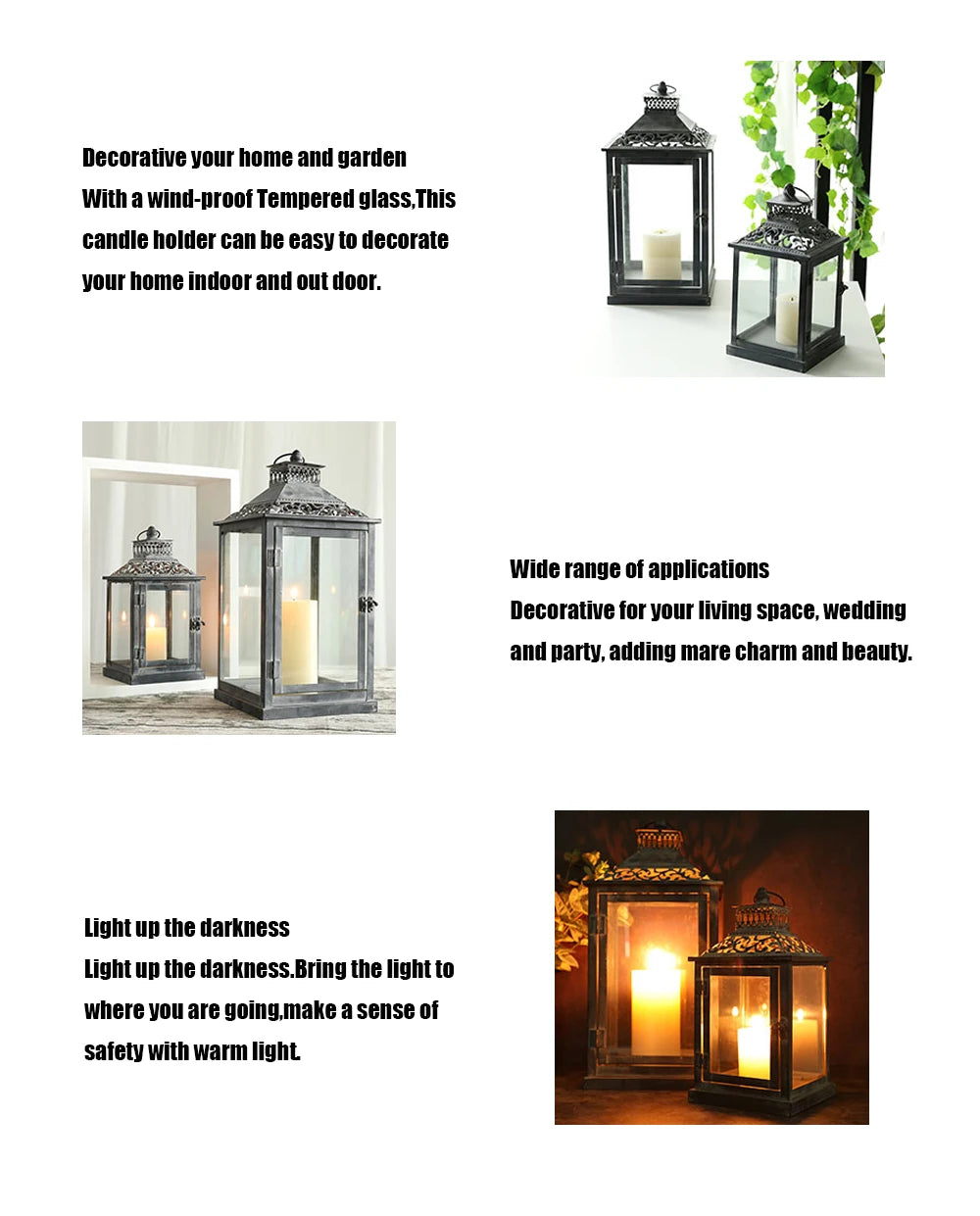 Candle Holders Lanterns (2)