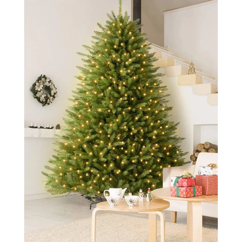 Christmas Tree Pre-Lit - Artificial Spruce - 1500 Clear Lights